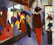 August Macke Fashion Shop oil